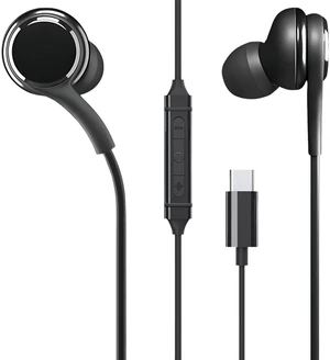 Betron USB C Headphones Wired Earbuds | 14.2mm Dynamic Drivers, with Microphone, In-Line Volume Control, 1.2m Tangle-Free Cable Betron USB C Headphones Wired Earbuds | 14.2mm Dynamic Drivers, with Microphone, In-Line Volume Control, 1.2m Tangle-Free Cable