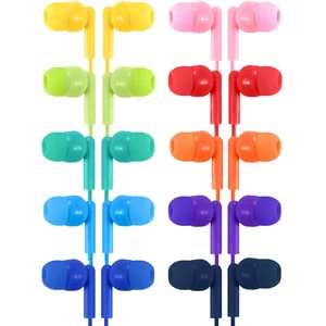 Ladont 10 Pack Classroom Earbuds for Kids, Affordable in-Ear with 3.5mm Jack, Student Headphones for Children Boys Girls Toddler Adult Ladont 10 Pack Classroom Earbuds for Kids, Affordable in-Ear with 3.5mm Jack, Student Headphones for Children Boys Girls Toddler Adult