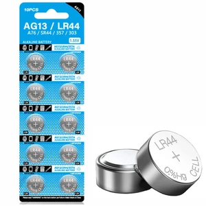 jixik 10pcs LR44 Batteries AG13 Button Cell Battery 1.5V 357 303 SR44 LR1154 Button Coin Batteries G13 L1154 Battery for Watch Remote jixik 10pcs LR44 Batteries AG13 Button Cell Battery 1.5V 357 303 SR44 LR1154 Button Coin Batteries G13 L1154 Battery for Watch Remote