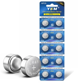 LR41 Button Batteries 10 Pack AG3 392 384 192 L736 1.5V Alkaline Battery | Long-Lasting and Leak-Resistant for Thermometers, Watches, Calculators, Toys and LED Lights LR41 Button Batteries 10 Pack AG3 392 384 192 L736 1.5V Alkaline Battery | Long-Lasting and Leak-Resistant for Thermometers, Watches, Calculators, Toys and LED Lights