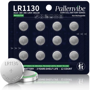 AG10 LR1130 Batterites 1.5V 12 Pack,189 390 for Watches Calculators | Mercury-free sr1130 390 watch battery 1.5V Alkaline Button Cells for thermometers pedometer laser pointers clocks timer toys AG10 LR1130 Batterites 1.5V 12 Pack,189 390 for Watches Calculators | Mercury-free sr1130 390 watch battery 1.5V Alkaline Button Cells for thermometers pedometer laser pointers clocks timer toys