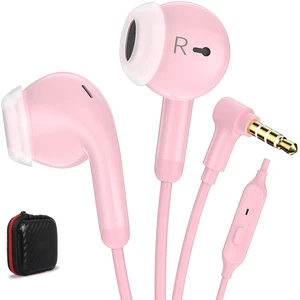 3.5mm Jack Headphones Wired for ThinkPad/Chromebook Laptop Earbuds Pink | Noise Cancelling Earphones with Microphone for Airplane School Students for Kindle Fire/iPod PC Tablets for MP3/MP4/iPhone 6 3.5mm Jack Headphones Wired for ThinkPad/Chromebook Laptop Earbuds Pink | Noise Cancelling Earphones with Microphone for Airplane School Students for Kindle Fire/iPod PC Tablets for MP3/MP4/iPhone 6