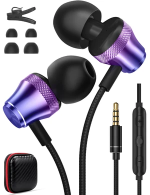 Wired Earbuds for Chromebook Laptop PC,3.5mm in Ear Headphones for Kindle | Fire HD 10,8,8 Plus,7 Tablet,Noise Cancelling Ear Buds Plug in Audio Jack Mic Volume Control for Samsung A15 A14 for Moto G Wired Earbuds for Chromebook Laptop PC,3.5mm in Ear Headphones for Kindle | Fire HD 10,8,8 Plus,7 Tablet,Noise Cancelling Ear Buds Plug in Audio Jack Mic Volume Control for Samsung A15 A14 for Moto G