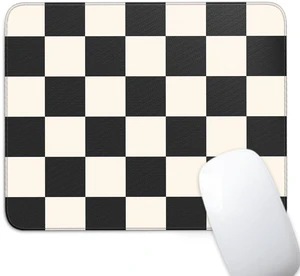 Black Checkered Mouse Pad,Small Mousepad for Desk Work Office 10"X8" | Square Mouse Mat with Smooth Surface Stitched Edges Non-Slip Rubber Base for Computer Travel Laptop Home Desk Accessories Black Checkered Mouse Pad,Small Mousepad for Desk Work Office 10"X8" | Square Mouse Mat with Smooth Surface Stitched Edges Non-Slip Rubber Base for Computer Travel Laptop Home Desk Accessories