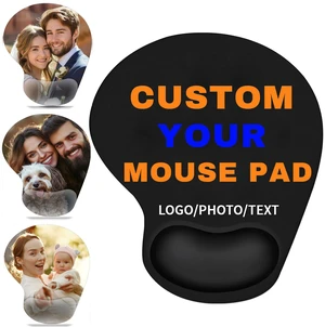 Custom Mouse Pad with Wrist Rest, Personalized Ergonomic Photo Mouse Pad | Customized Text Logo Mouse Pad With Support, Smooth Tracking and Non-Slip Gel Base for Office Work Gaming Home Computer Custom Mouse Pad with Wrist Rest, Personalized Ergonomic Photo Mouse Pad | Customized Text Logo Mouse Pad With Support, Smooth Tracking and Non-Slip Gel Base for Office Work Gaming Home Computer
