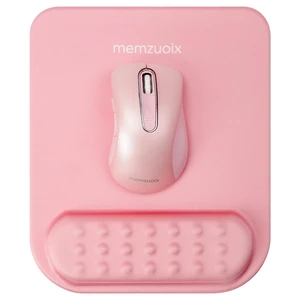 memzuoix Pink Ergonomic Mouse Pad with Wrist Rest Support,Premium Memory Foam Cushioning for Pain Relief, Non-Slip PU Base for Stable Smooth Control - Perfect for Laptop, Computer, and Home Office memzuoix Pink Ergonomic Mouse Pad with Wrist Rest Support,Premium Memory Foam Cushioning for Pain Relief, Non-Slip PU Base for Stable Smooth Control - Perfect for Laptop, Computer, and Home Office