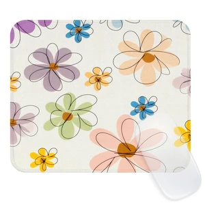 Seorsok Cute Colorful Line Flowers Mouse Mat,Premium Textured Mouse Pads for Office Laptop,Washable Square Mousepads with Extended Stitched Edges Non Slip Rubber Base 9.5"x7.8"x0.07" Inch,Beige Seorsok Cute Colorful Line Flowers Mouse Mat,Premium Textured Mouse Pads for Office Laptop,Washable Square Mousepads with Extended Stitched Edges Non Slip Rubber Base 9.5"x7.8"x0.07" Inch,Beige