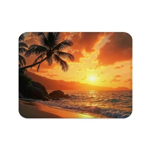 JOQUXI Sunset Beach Mouse Pad, Gifts for Beach Lovers, Tropical Summer Coastal Ocean Seascape Mouse Pad for Home Office Computer Laptop Desk Accessories, 9.5x7.9 Inch JOQUXI Sunset Beach Mouse Pad, Gifts for Beach Lovers, Tropical Summer Coastal Ocean Seascape Mouse Pad for Home Office Computer Laptop Desk Accessories, 9.5x7.9 Inch