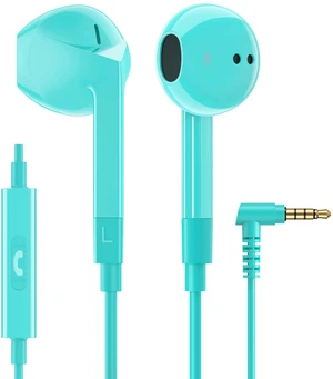 LUDOS FEROX Wired Earbuds in-Ear Headphones, 5 Year Warranty, Earphones with Microphone, Noise Isolation Corded for 3.5mm Jack Ear Buds for iPhone, Samsung, Laptop, Kids, School Students - Turquoise LUDOS FEROX Wired Earbuds in-Ear Headphones, 5 Year Warranty, Earphones with Microphone, Noise Isolation Corded for 3.5mm Jack Ear Buds for iPhone, Samsung, Laptop, Kids, School Students - Turquoise