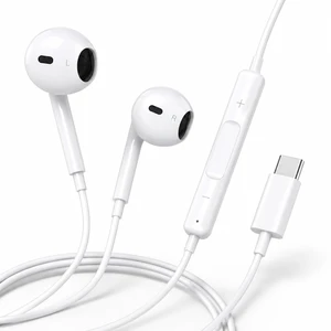 Mysea Wired Headphones USB C Earbuds with Microphone for iPhone | Semi-In-Ear Type C Headset with Volume Control and Balanced Sound for iPhone 15/16/17, iPad, Galaxy, Pixel and MacBook Mysea Wired Headphones USB C Earbuds with Microphone for iPhone | Semi-In-Ear Type C Headset with Volume Control and Balanced Sound for iPhone 15/16/17, iPad, Galaxy, Pixel and MacBook