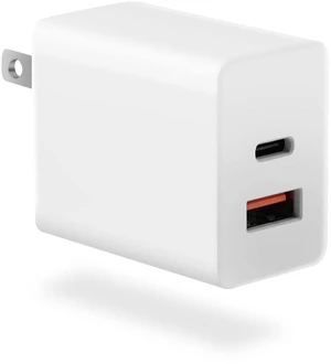 Hrbzo 20W USB-C Wall Charger Block, USB-C and USB-ADual-Port Fast Chargingfor 17 16 15 Plus/Pro Max,iPad, MacBook, Galaxy S25 S24 S23, Switch ... White Hrbzo 20W USB-C Wall Charger Block, USB-C and USB-ADual-Port Fast Chargingfor 17 16 15 Plus/Pro Max,iPad, MacBook, Galaxy S25 S24 S23, Switch ... White