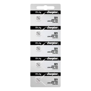5 321 Energizer Watch Batteries SR616SW Battery Cell (5 Batteries Per Pack) 5 321 Energizer Watch Batteries SR616SW Battery Cell (5 Batteries Per Pack)