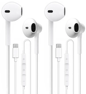 USB C Headphones 2 PackUSB Type C Earbuds HiFi Stereo USB C Wired Earphones with Microphone Volume Control Compatible with Samsung Galaxy S23 S22 S21 Google Pixel 6 5 4XL/iPad Pro USB C Headphones 2 PackUSB Type C Earbuds HiFi Stereo USB C Wired Earphones with Microphone Volume Control Compatible with Samsung Galaxy S23 S22 S21 Google Pixel 6 5 4XL/iPad Pro