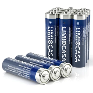 LIMIOCASA AAA Batteries 12-Pack, Alkaline Batteries with 10-Year Shelf Life, Leak-Proof for Long-Lasting Power in Game Controllers, Remote Controls, Toys & More LIMIOCASA AAA Batteries 12-Pack, Alkaline Batteries with 10-Year Shelf Life, Leak-Proof for Long-Lasting Power in Game Controllers, Remote Controls, Toys & More
