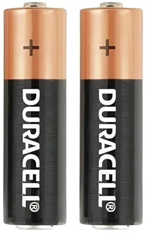 Duracell AA Alkaline Batteries 1.5v (2 Pack) MN1500 (LR6) Duracell AA Alkaline Batteries 1.5v (2 Pack) MN1500 (LR6)