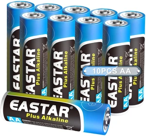 EASTAR BTS AA Batteries with Power Boost, Alkaline Double AA Batteries 10 Pack - Ultra Long-Lasting, 10 Years Shelf Life, High-Performance 1.5V LR6 & AA Battery for Remotes, Toys, Electronic Devices EASTAR BTS AA Batteries with Power Boost, Alkaline Double AA Batteries 10 Pack - Ultra Long-Lasting, 10 Years Shelf Life, High-Performance 1.5V LR6 & AA Battery for Remotes, Toys, Electronic Devices