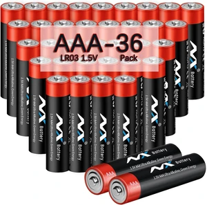 NXbettery AAA Battery, Alkaline Battery High-Performance Triple AAA Batteries with Long-Lasting Power Batteries 10-Year Shelf Life for Kids Toys, Romotes, Various Household Devices (36 Pack) NXbettery AAA Battery, Alkaline Battery High-Performance Triple AAA Batteries with Long-Lasting Power Batteries 10-Year Shelf Life for Kids Toys, Romotes, Various Household Devices (36 Pack)