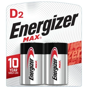 Energizer MAX D Batteries (2 Pack), D Cell Alkaline Batteries | d size batteries (2 pack) for flashlights, radios, toys, with up to 10 years of storage power Energizer MAX D Batteries (2 Pack), D Cell Alkaline Batteries | d size batteries (2 pack) for flashlights, radios, toys, with up to 10 years of storage power