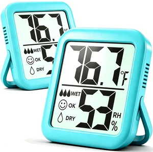 Antonki 2 Pack Room Thermometer Indoor Hygrometer | Monitor Temperature & Humidity, Accurate, Fast Read, Easy To View, Magnetic/Kickstand/Hanging, /, w/ Battery, Compact Antonki 2 Pack Room Thermometer Indoor Hygrometer | Monitor Temperature & Humidity, Accurate, Fast Read, Easy To View, Magnetic/Kickstand/Hanging, /, w/ Battery, Compact