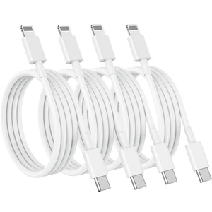 USB C to Lightning Cable (4pack 6ft), Apple MFi Certified iPhone Fast Charger 2m, Power Delivery Original Type C Charging Cord for Apple iPhone 13/12/11 Pro/11/XS MAX/XR/8/7/6s Plus,iPad (White) USB C to Lightning Cable (4pack 6ft), Apple MFi Certified iPhone Fast Charger 2m, Power Delivery Original Type C Charging Cord for Apple iPhone 13/12/11 Pro/11/XS MAX/XR/8/7/6s Plus,iPad (White)