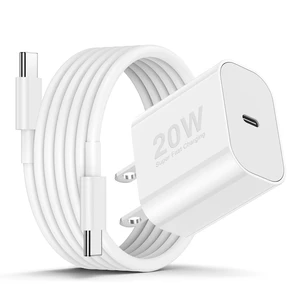 iPhone 18 17 16 15 Fast Charger and 6ft Type C to C Cable Cord Long, 20W USB C Charging Block Plug for Apple iPhone Duo/18 Pro/17 Pro Max/17 Air/16 Plus/15 Mini/iPad Power Adapter Cube Brick/AirPods iPhone 18 17 16 15 Fast Charger and 6ft Type C to C Cable Cord Long, 20W USB C Charging Block Plug for Apple iPhone Duo/18 Pro/17 Pro Max/17 Air/16 Plus/15 Mini/iPad Power Adapter Cube Brick/AirPods