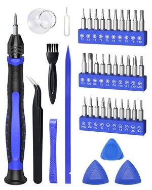 ORIA Small Precision Screwdriver Set, Mini Repair Tool Kit for Phone, PC, Computer, Laptop, Xbox, Switch, Glasses, Watch, Electronics, Household Tools with Torx Phillips Flat, 30 Magnetic Bits ORIA Small Precision Screwdriver Set, Mini Repair Tool Kit for Phone, PC, Computer, Laptop, Xbox, Switch, Glasses, Watch, Electronics, Household Tools with Torx Phillips Flat, 30 Magnetic Bits