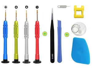 10 Pieces Repair Kit Aluminum Alloy Screwdrivers Includes Phillips Pentalobe Tri-wing Model Multiple Functions Opening Pry Tool Suitable for Repairing iPhones iPad 10 Pieces Repair Kit Aluminum Alloy Screwdrivers Includes Phillips Pentalobe Tri-wing Model Multiple Functions Opening Pry Tool Suitable for Repairing iPhones iPad