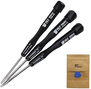Set of 3 Phillips Screwdrivers PH0 PH00 PH000 with Antislip Plastic Handle - Great for iPhone Mobile Phone Laptop PC Set of 3 Phillips Screwdrivers PH0 PH00 PH000 with Antislip Plastic Handle - Great for iPhone Mobile Phone Laptop PC