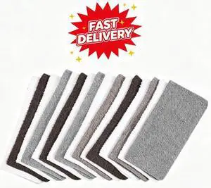 Mainstays 18-Pack Washcloth Bundle, Grey Multi Mainstays 18-Pack Washcloth Bundle, Grey Multi