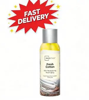Mainstays Odor Neutralizing Room Spray, Fresh Cotton Air Freshner, 4 oz. Mainstays Odor Neutralizing Room Spray, Fresh Cotton Air Freshner, 4 oz.