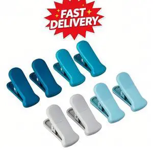 Mainstays 8-Piece Magnetic Plastic Bag Clips Set, Multicolor Mainstays 8-Piece Magnetic Plastic Bag Clips Set, Multicolor