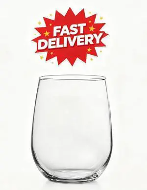 (4 pack) Mainstays Clear Stemless Wine Glass Set, 17 oz (4 pack) Mainstays Clear Stemless Wine Glass Set, 17 oz