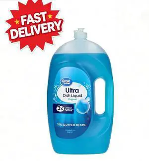 Great Value Ultra Original Dish Liquid, 70 fl oz Great Value Ultra Original Dish Liquid, 70 fl oz