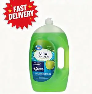 Great Value Ultra Antibacterial Dish Liquid, Crisp Apple, 70 fl oz Great Value Ultra Antibacterial Dish Liquid, Crisp Apple, 70 fl oz