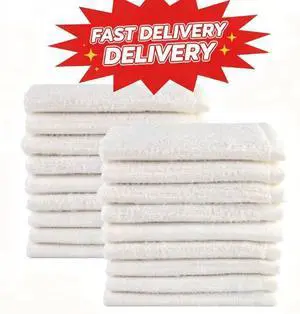 Mainstays 18-Piece Kitchen Bar Mop Dishcloth Set, White Mainstays 18-Piece Kitchen Bar Mop Dishcloth Set, White