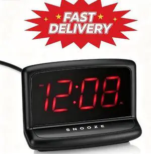 Mainstays Black Electric Digital Deep Sleep Alarm Clock with Large 1.4 LED Display (Model# 71035MS) Mainstays Black Electric Digital Deep Sleep Alarm Clock with Large 1.4 LED Display (Model# 71035MS)