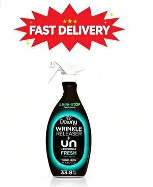 Downy Wrinkle Releaser and Refresher Fabric Spray, Unstopables Fresh, 33.8 fl oz Downy Wrinkle Releaser and Refresher Fabric Spray, Unstopables Fresh, 33.8 fl oz