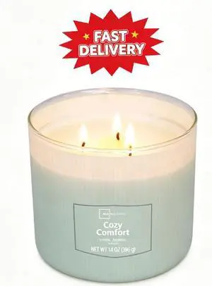 Mainstays Cozy Comfort 3-Wick Textured Wrapped Scented Candle, 14 oz Mainstays Cozy Comfort 3-Wick Textured Wrapped Scented Candle, 14 oz