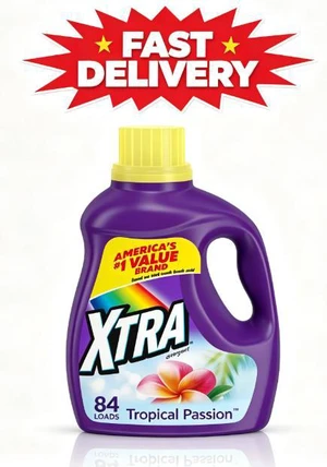 Xtra Tropical Passion, 84 Loads Liquid Laundry Detergent, 100.8 fl oz Xtra Tropical Passion, 84 Loads Liquid Laundry Detergent, 100.8 fl oz