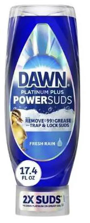 Dawn Platinum Plus PowerSuds Liquid Dish Soap, 17.4 oz. EZ-Squeeze Bottle Dawn Platinum Plus PowerSuds Liquid Dish Soap, 17.4 oz. EZ-Squeeze Bottle