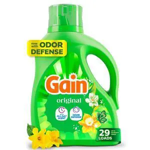 Gain Laundry Detergent Liquid, Now with Odor Defense, Original Scent, 39 fl oz, 29 Loads Gain Laundry Detergent Liquid, Now with Odor Defense, Original Scent, 39 fl oz, 29 Loads