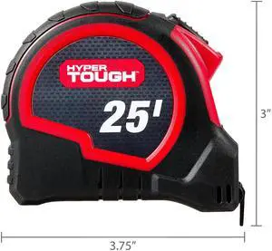 Hyper Tough 25ft. Self Lock Steel Tape Measure Hyper Tough 25ft. Self Lock Steel Tape Measure