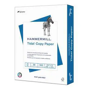 Hammermill Tidal Copy Paper, 8.5" x 11", 20 lb, 92 Bright White, 500 Sheets Hammermill Tidal Copy Paper, 8.5" x 11", 20 lb, 92 Bright White, 500 Sheets