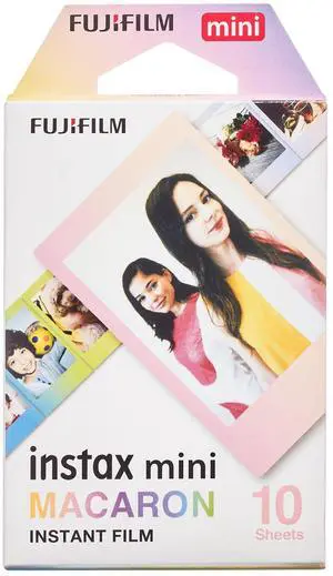 FUJIFILM Instax Mini Macaron Film, 10 Sheets, 16547737 FUJIFILM Instax Mini Macaron Film, 10 Sheets, 16547737