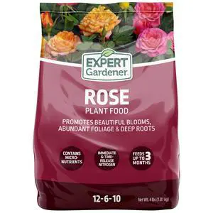 Expert Gardener Rose Plant Food Fertilizer 12-6-10, 4 lb. Expert Gardener Rose Plant Food Fertilizer 12-6-10, 4 lb.