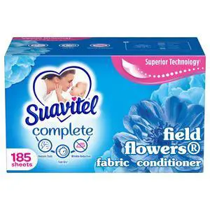 Suavitel Complete Dryer Sheets, Fabric Conditioner, Field Flowers, 185 Sheets Suavitel Complete Dryer Sheets, Fabric Conditioner, Field Flowers, 185 Sheets