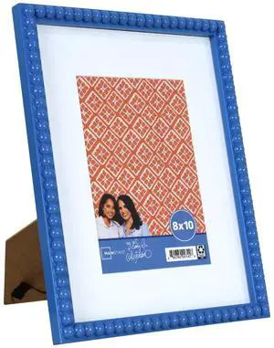 Mainstays by Becky G. & Alejandra Beaded Photo Frame, Blue Eyes, Fits 5 in x 7 in or 8 in x 10 in Photos Mainstays by Becky G. & Alejandra Beaded Photo Frame, Blue Eyes, Fits 5 in x 7 in or 8 in x 10 in Photos
