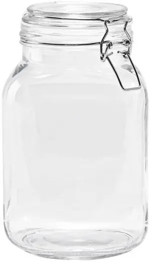 Mainstays 67 oz Glass Airtight Food Storage Jar Canister with Locking Lid, Kitchen Pantry Storage Container for Dry Food, Coffee, Sugar and Pantry Organization Mainstays 67 oz Glass Airtight Food Storage Jar Canister with Locking Lid, Kitchen Pantry Storage Container for Dry Food, Coffee, Sugar and Pantry Organization
