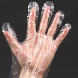 400 Count Disposable Polyethylene Plastic Gloves, Food Grade, Clear, Powder Free, Latex Free, One Size Fits Most, for Cooking, Food Preparation, Cleaning 400 Count Disposable Polyethylene Plastic Gloves, Food Grade, Clear, Powder Free, Latex Free, One Size Fits Most, for Cooking, Food Preparation, Cleaning