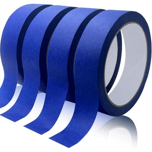 Blue Painters Tape 0.95in x 22yd 4 Rolls (88 Yards Total) Premium Painter's Masking Tape for Walls, DIY Art, Craft, Decoration, Drafting, Residue-Free, Easy Removal Blue Painters Tape 0.95in x 22yd 4 Rolls (88 Yards Total) Premium Painter's Masking Tape for Walls, DIY Art, Craft, Decoration, Drafting, Residue-Free, Easy Removal